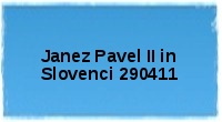 Janez Pavel II in Slovenci 290411