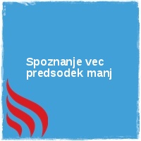 Spoznanje vec predsodek manj